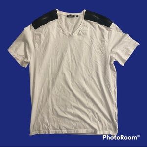 NWOT: Antony Morato XXL cotton top with zippers on sleeves